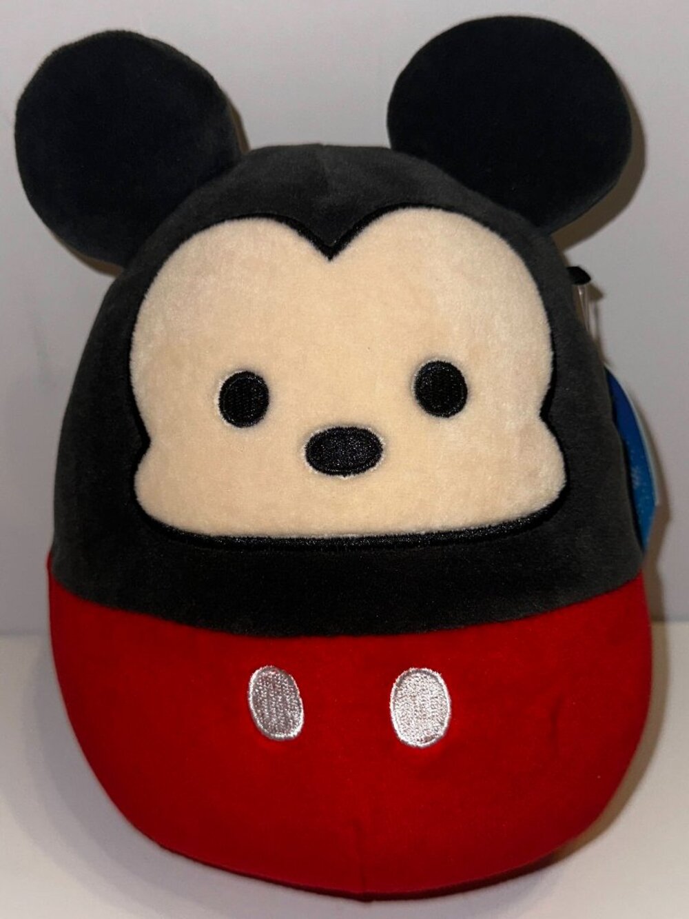 Disney Squishmallows Mickey Mouse 8" Red and Black Plush EUC